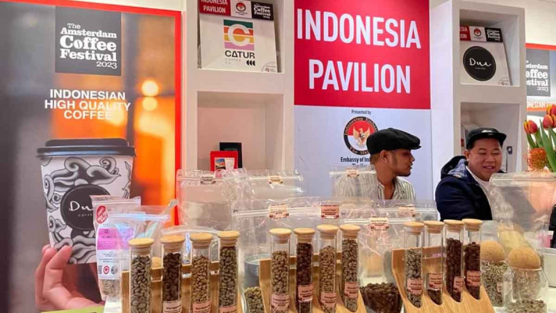 Kopi Indonesia Unjuk Gigi di Amsterdam Coffee Festival 2023