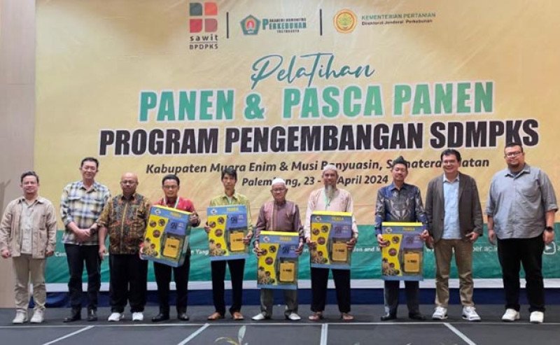 Kolaborasi Kementan dan BPDPKS: 144 Petani Sawit di Sumsel Ikuti Pelatihan untuk Meningkatkan Kualitas Hasil Panen