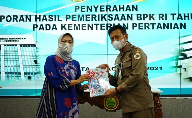 Mentan: Predikat WTP dari BPK Kado Terindah Hari Kemerdekaan RI
