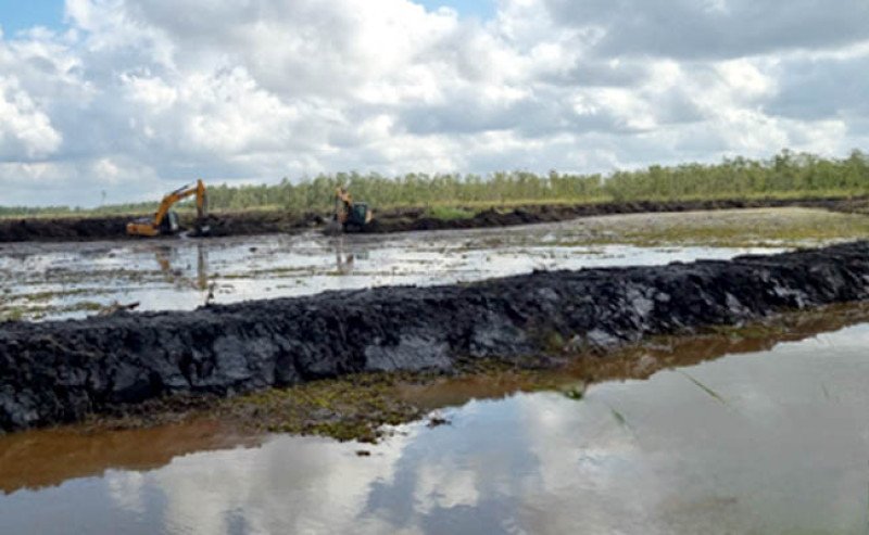 Percepat Cetak Sawah 2.672 Hektare di Tanah Bumbu, Kementan Perkuat Langkah Menuju Swasembada Pangan