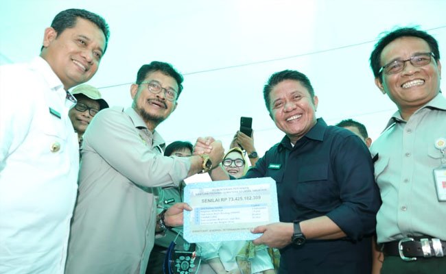 Di Sumsel, Mentan Ajak Petani Tingkatkan Produksi Dengan KUR