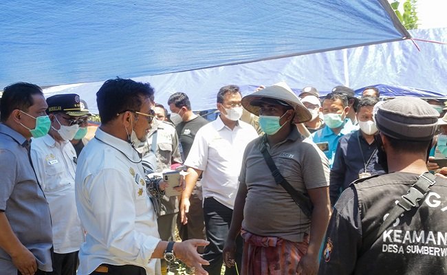 Di Lokasi Terdampak Erupsi Semeru, Mentan SYL Paparkan  Agenda Penanganan Pertanian