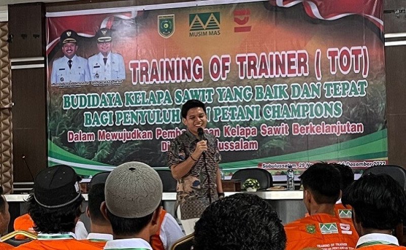 Pemko Subulussalam dan Earthworm Gandeng Musim Mas Adakan ToT Bagi PPL