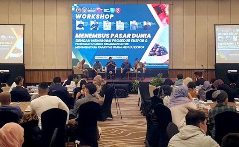 Baratin Sumsel Edukasi Pengusaha UMKM Milenial Strategi dan Prosedur Ekspor