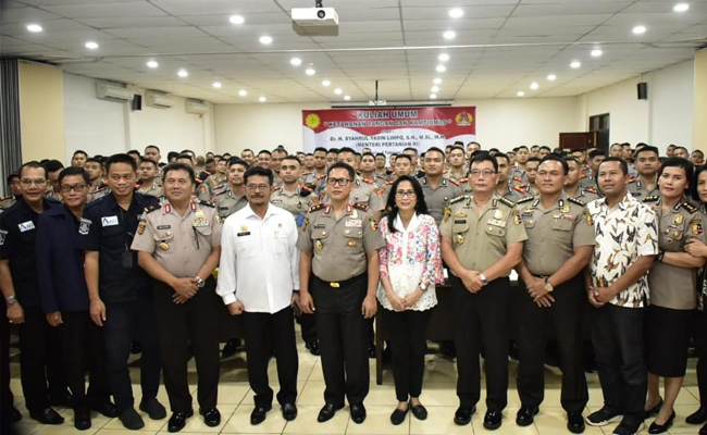 Mentan SYL Beri Kuliah Umum di PTIK: Polisi Menjadi Pelopor Kemajuan