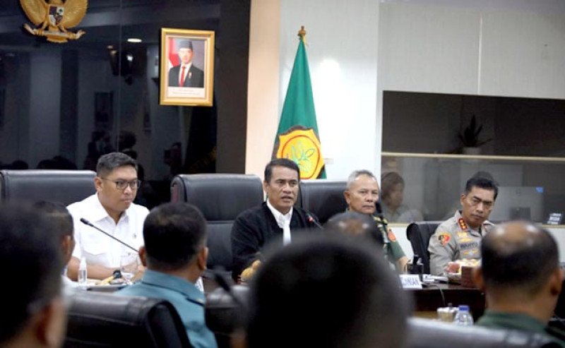 Mentan Amran: Polri Berperan Penting dalam Mengawal Serapan Gabah dan Swasembada Pangan
