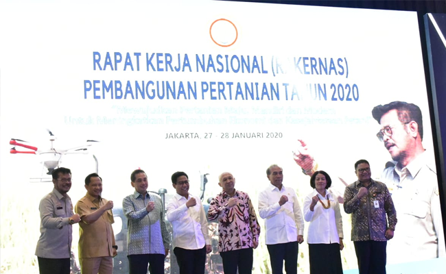 Mentan Syahrul Ajak Mendag, Mendes dan Mendagri Wujudkan Pertanian Maju, Mandiri dan Modern