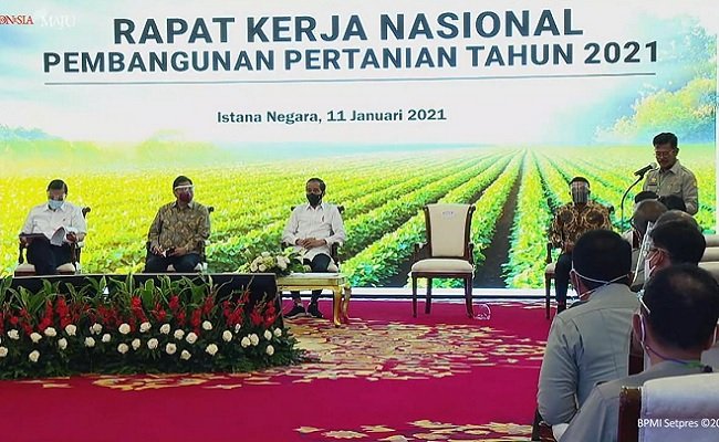 Mentan SYL Siap Laksanakan Arahan Presiden Perkuat Produksi