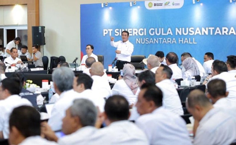 Mentan Amran Percepat Swasembada Gula, Targetkan 3 Juta Ton pada 2029