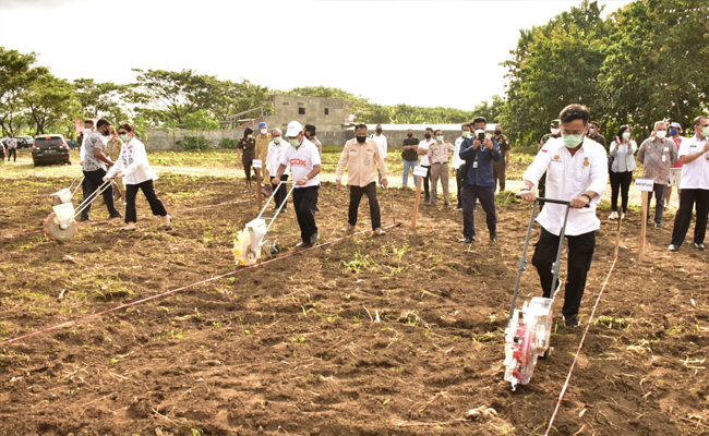 Kokohkan Pangan, Gubernur Sulut Pacu Percepatan Tanam Padi