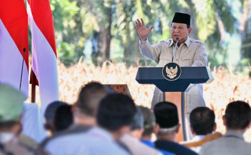 Presiden Prabowo Apresiasi Mentan Amran dalam Mewujudkan Swasembada Pangan
