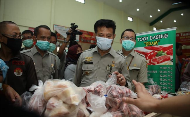 Mentan Sidak Pasar, Masyarakat Tidak Perlu Panic Buying
