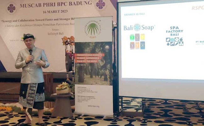 RSPO: Industri Pariwisata di Bali Berkomitmen Gunakan Produk Sawit Berkelanjutan