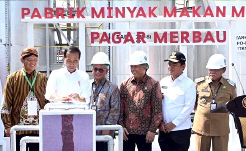 Presiden Jokowi Resmikan Proyek Percontohan Minyak Makan Merah di Sumatera Utara