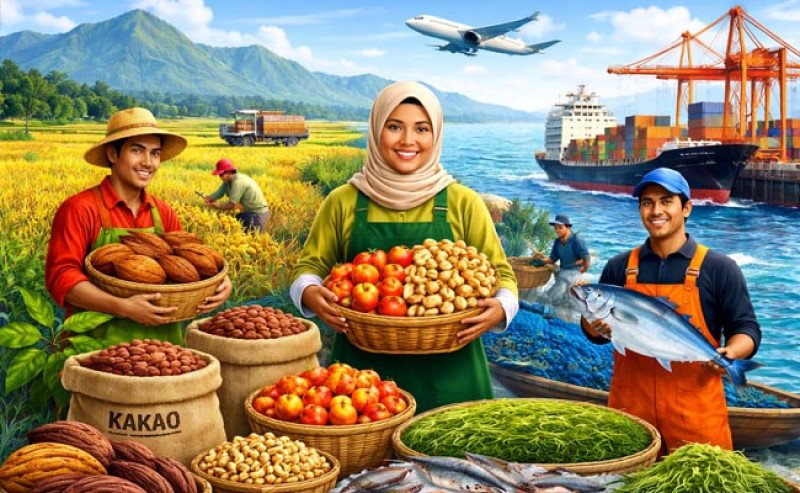 Sultra Genjot Ekspor Non-Tambang, Pertanian dan Perikanan Jadi Andalan Baru