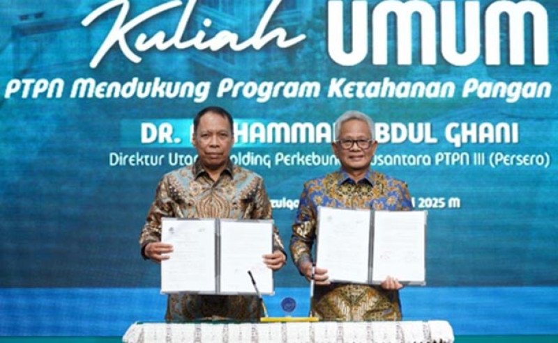 PTPN III Siap Dukung Kebijakan Pemerintah Wujudkan Ketahanan Pangan dan Energi Nasional