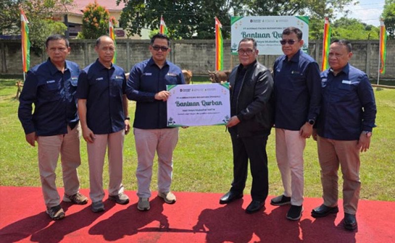 Agrinas Palma Nusantara Perkuat Kepedulian Sosial Lewat Penyaluran Ratusan Hewan Kurban