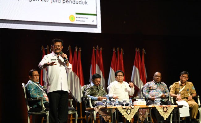 Di Depan Para Kepala Daerah, Mentan Syahrul Tekankan Kebijakan Strategis Pertanian