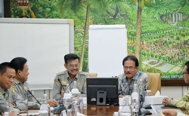 Kementan - Kementerian ATR/BPN Verifikasi Data Luas Baku Sawah