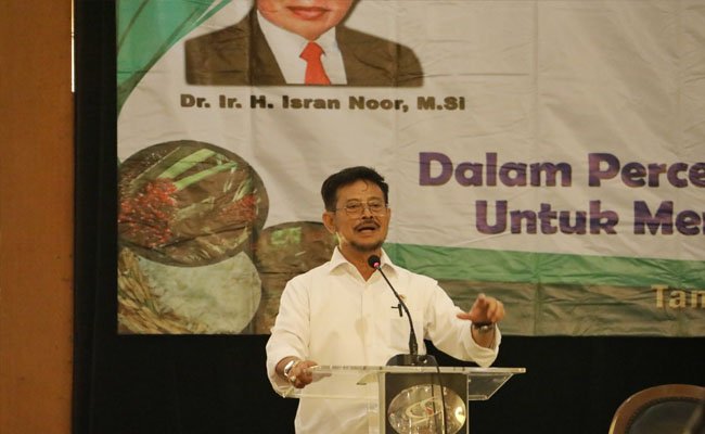 Mentan Syahrul Minta Penyuluh Dorong Gerakan Pembangunan Pertanian