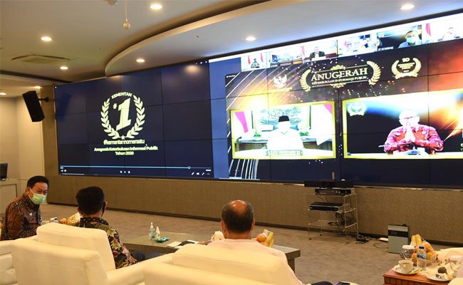 Kementan Peringkat 1 Badan Publik Paling Informatif dari KIP