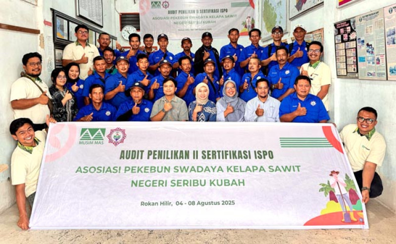 Musim Mas Dukung Percepatan Sertifikasi ISPO Pekebun Swadaya demi Industri Sawit Indonesia yang Berkelanjutan