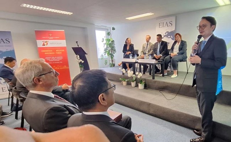 Hadiri Forum Bisnis di Brussels, Wamendag Jerry: Indonesia-Belgia Jajaki Peluang Kerja Sama Perdagangan Berkelanjutan